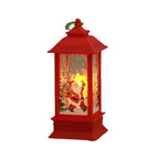 Christmas Lantern Nostalgic Scene Warm LED Assorted Colors