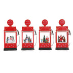 Christmas Lantern Santa Scene Soft LED Battery Operated