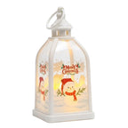Christmas Lantern Santa & Tree Battery-Powered LED