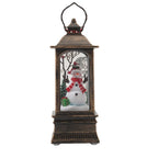 Christmas Lantern Snowman Design Warm LED