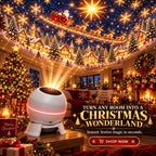 Christmas Light Projector Moving Patterns USB Powered Indoor Decor