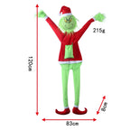 Christmas Stocking Grinch Design Soft Durable Fabric