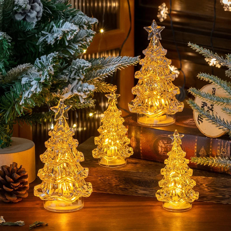 Christmas Tree Lamp Compact Tabletop Integrated LED