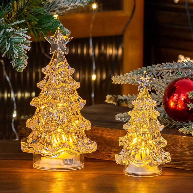 Christmas Tree Lamp Compact Tabletop Integrated LED
