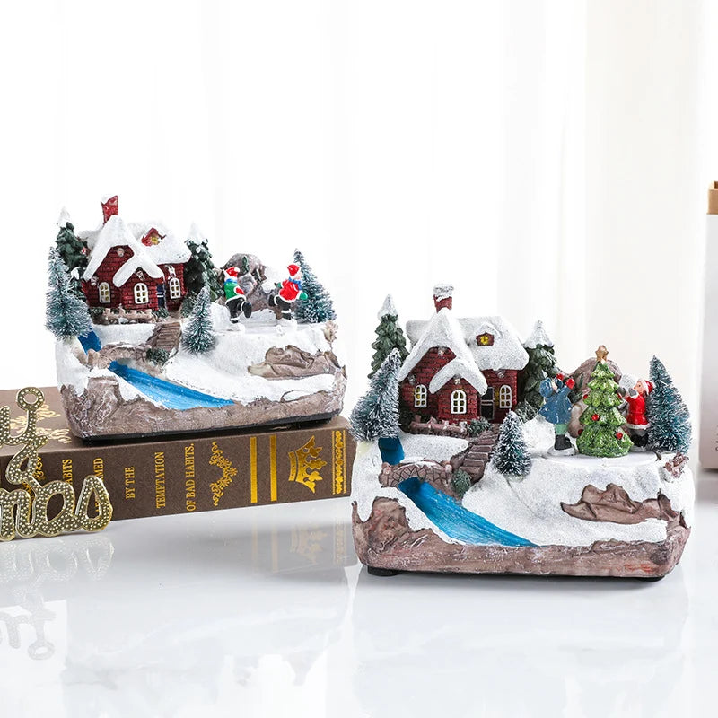 Christmas Village LED Resin Tabletop