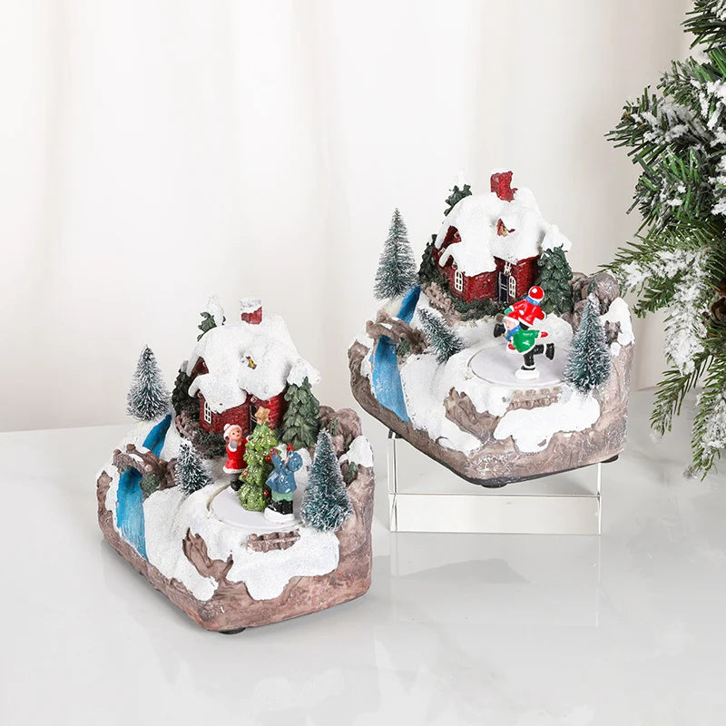 Christmas Village LED Resin Tabletop