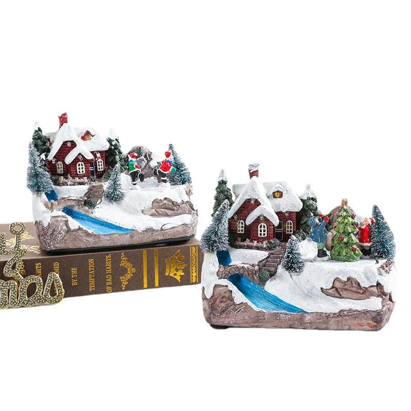 Christmas Village LED Resin Tabletop