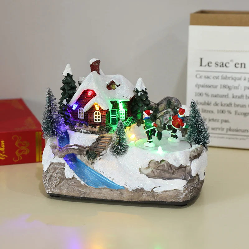 Christmas Village LED Resin Tabletop