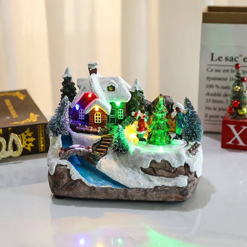 Christmas Village LED Resin Tabletop