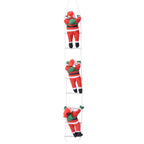 Climbing Santa Figure Weather-Resistant Indoor & Outdoor 12 Inch