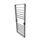 Clothes Drying Rack Heated Foldable Aluminum X-Frame 38 Feet