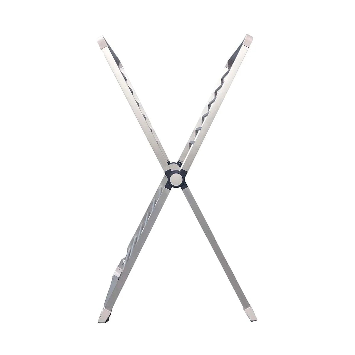 Clothes Drying Rack Heated Foldable Aluminum X-Frame 38 Feet