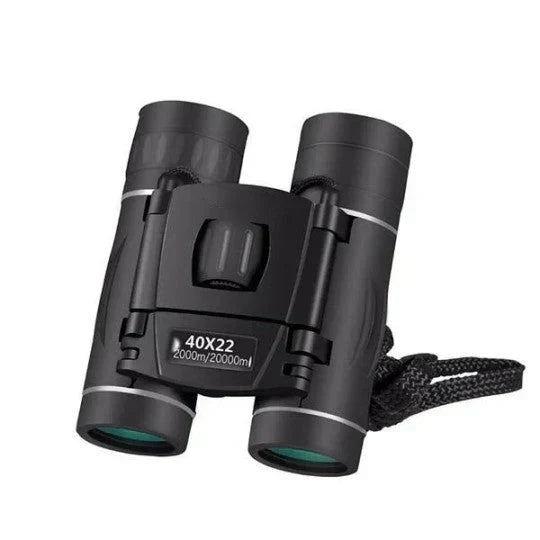 Compact Binoculars 40x HD Foldable Non-Slip Grip