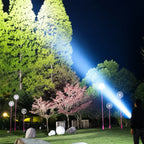 Compact Flashlight Rechargeable Triple-LED Long-Range