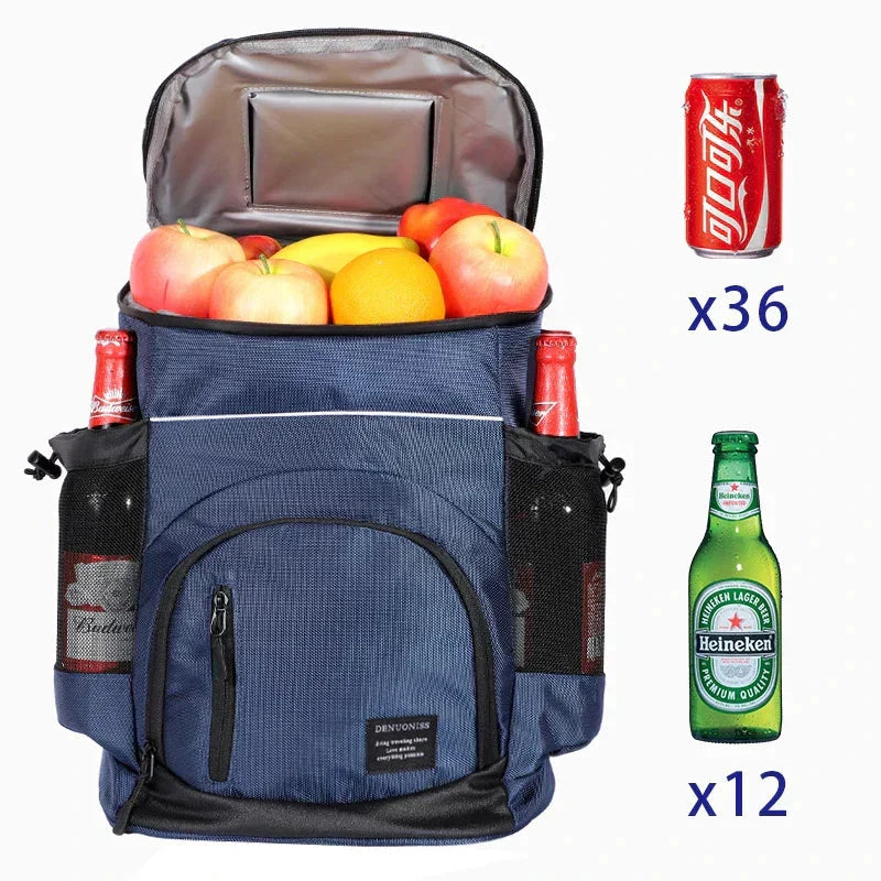 Cooler Backpack Insulated Water-Repellent Padded Straps