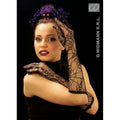 Costume Gloves Spiderweb Pattern Lightweight