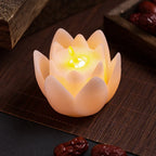 Decorative Candle Lotus Flower LED Battery Operated