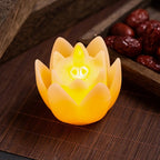 Decorative Candle Lotus Flower LED Battery Operated
