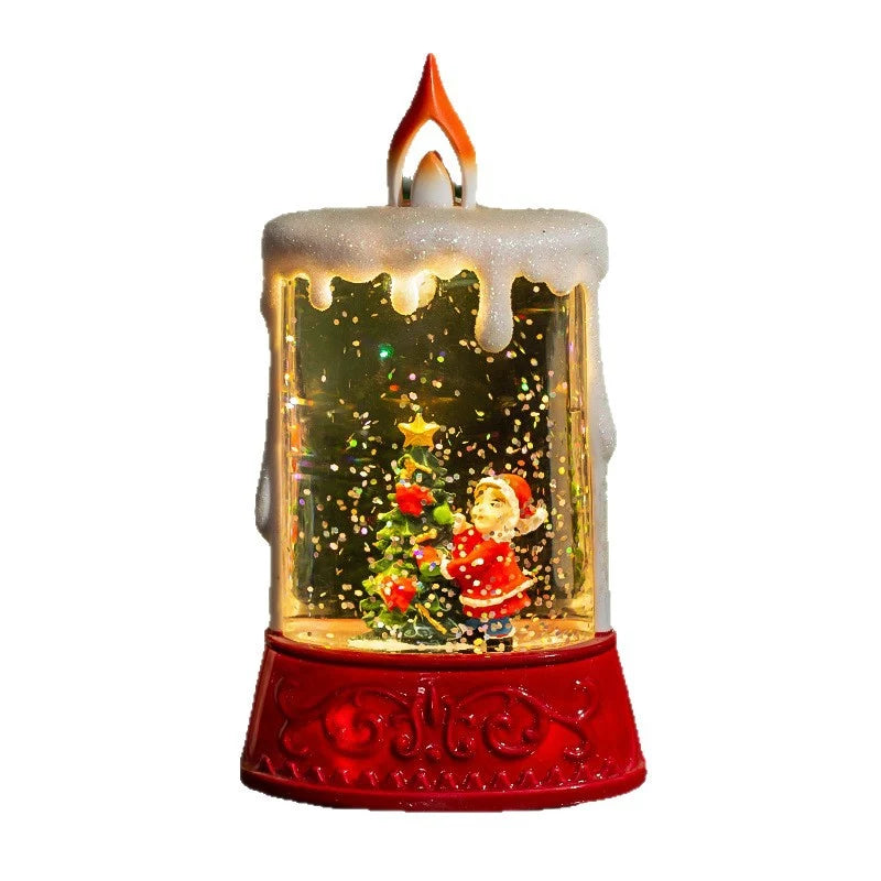 Decorative Lantern Built-In Glitter Light