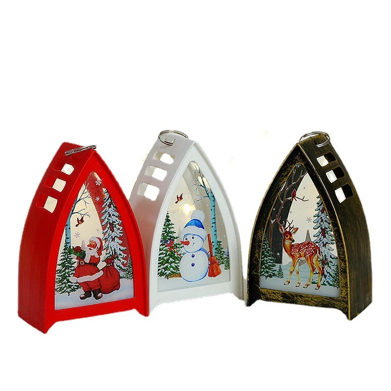 Decorative Lantern Deer Silhouette Candle & LED Compatible