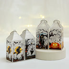 Decorative Lantern Halloween Cutout Warm LED Weather-Resistant