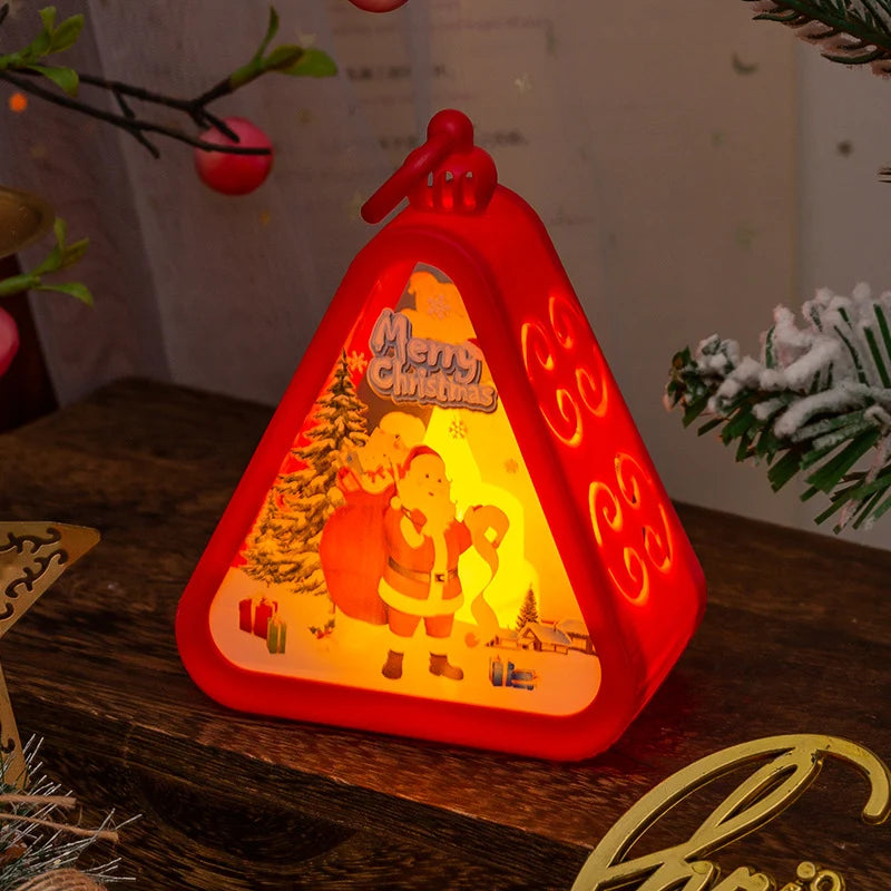 Decorative Lantern House Shaped Soft LED Glow