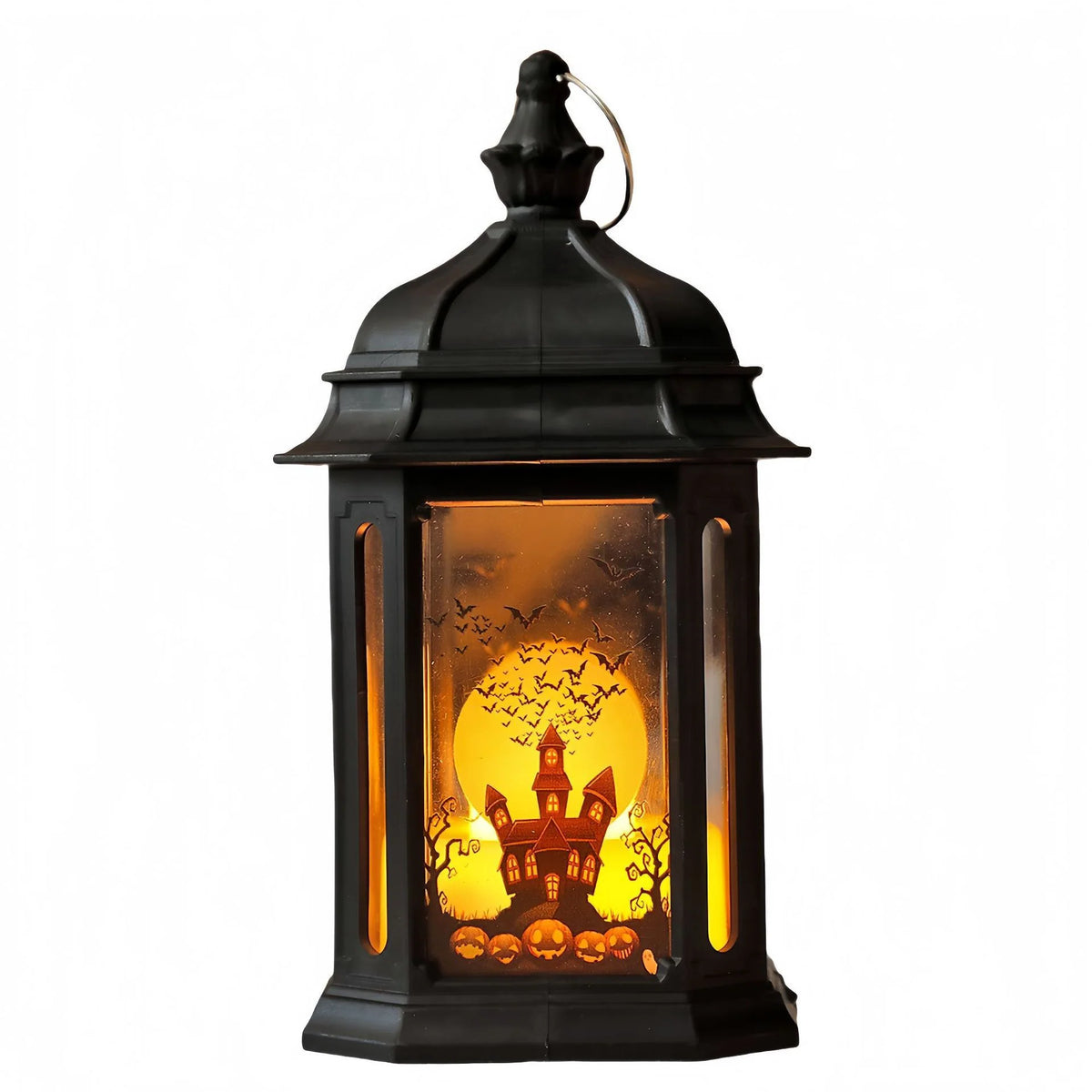 Decorative Lantern Metal Cutout Tea Light & LED Compatible