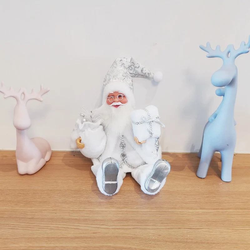 Decorative Santa Figure Handcrafted Durable Assorted Outfits