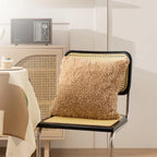 Decorative Throw Pillow Bouclé Texture Polyester Fill Removable Cover