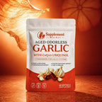 Dietary Supplement Aged Garlic CoQ10 & Vitamin K2 Odorless Softgels