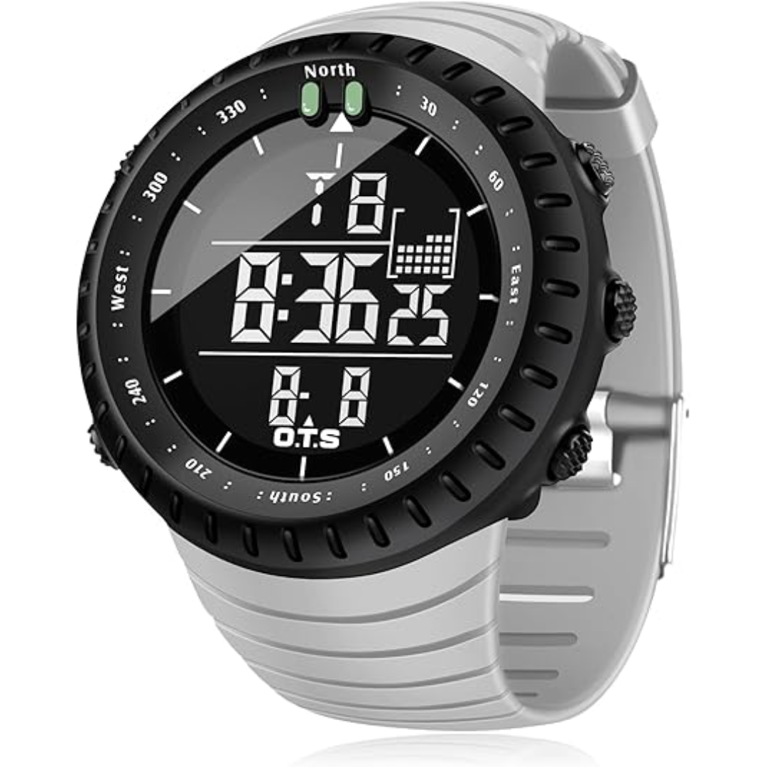 Digital Sports Watch Waterproof LED Backlight Shock-Resistant
