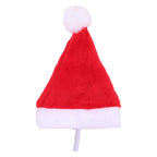 Dog Santa Hat Plush Soft Lining Adjustable Strap