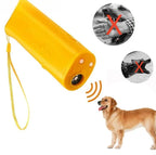Dog Training Device Ultrasonic Bark Control Handheld LED Flashlight