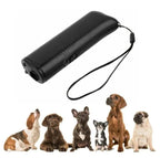 Dog Training Device Ultrasonic Bark Control Handheld LED Flashlight