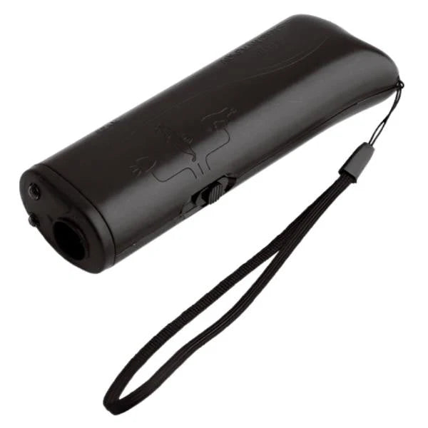 Dog Training Device Ultrasonic Bark Control Handheld LED Flashlight