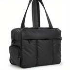 Duffle Bag Quilted Polyester Foldable Fits Overhead Bins