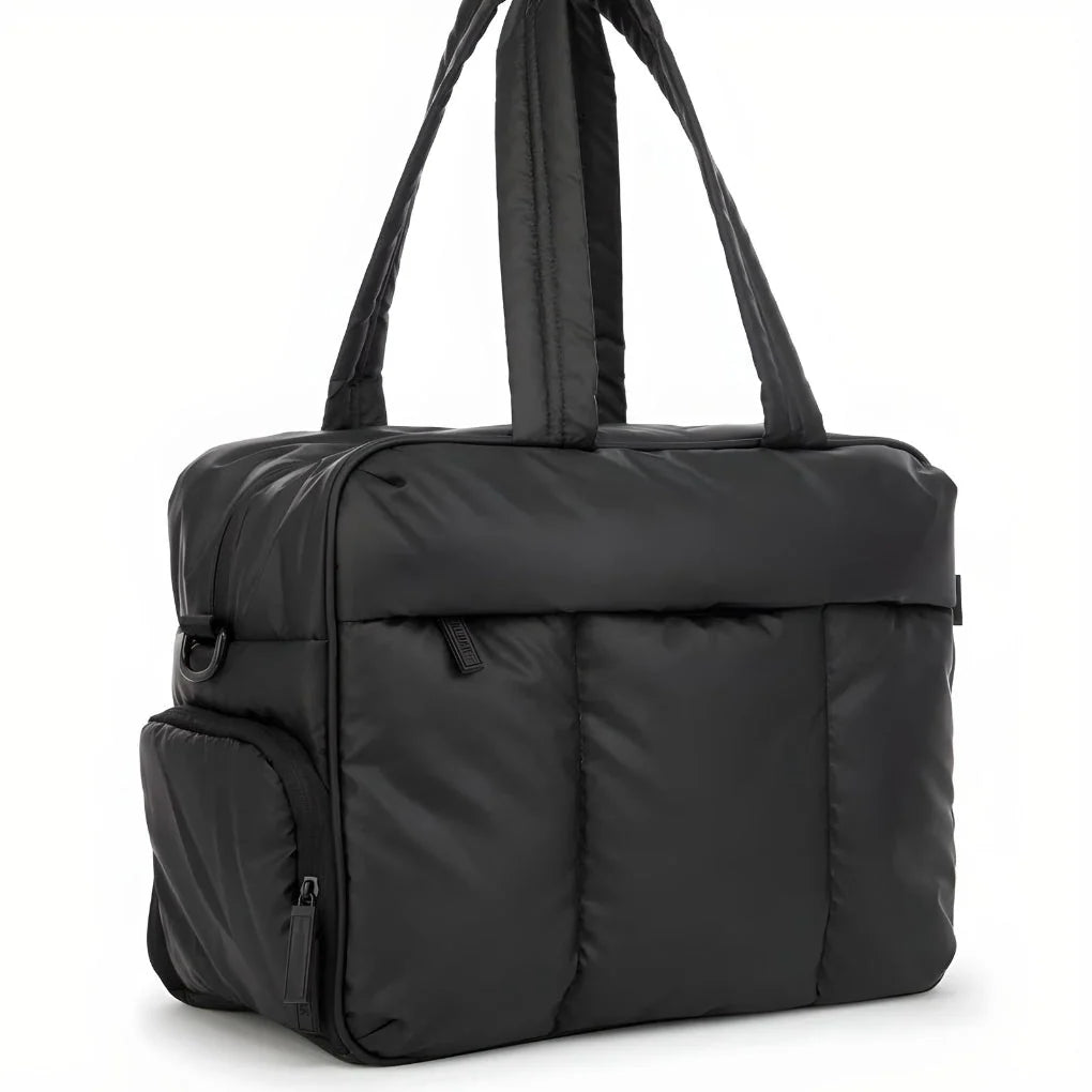 Duffle Bag Quilted Polyester Foldable Fits Overhead Bins