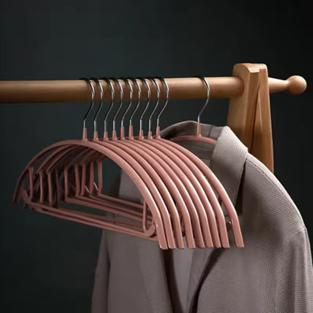 Ergonomic Soft-Touch Clothes Hangers