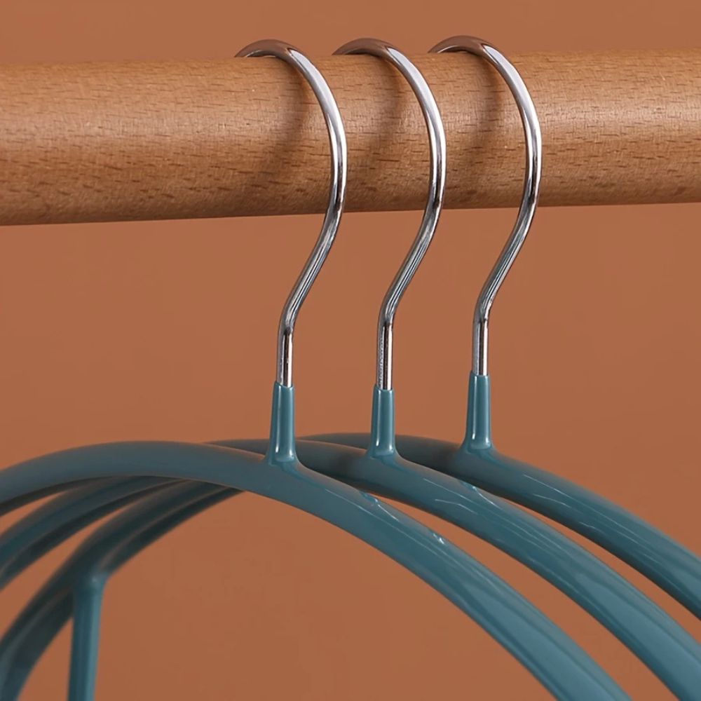 Ergonomic Soft-Touch Clothes Hangers
