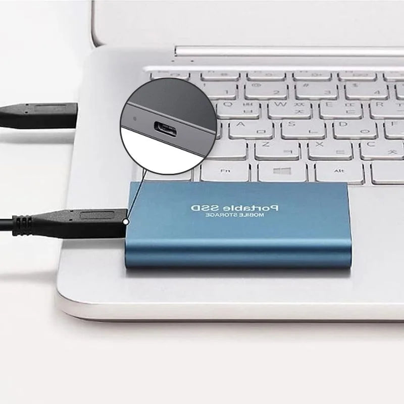 External SSD 128GB USB 3.1 Compact & Lightweight