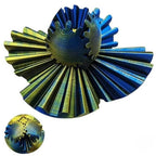Fidget Ball Steampunk Interlocking Gears 3D Printed