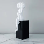 Figurative Sculpture Modern Resin Compact