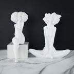 Figurative Sculpture Modern Resin Compact