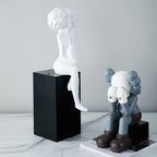 Figurative Sculpture Modern Resin Compact