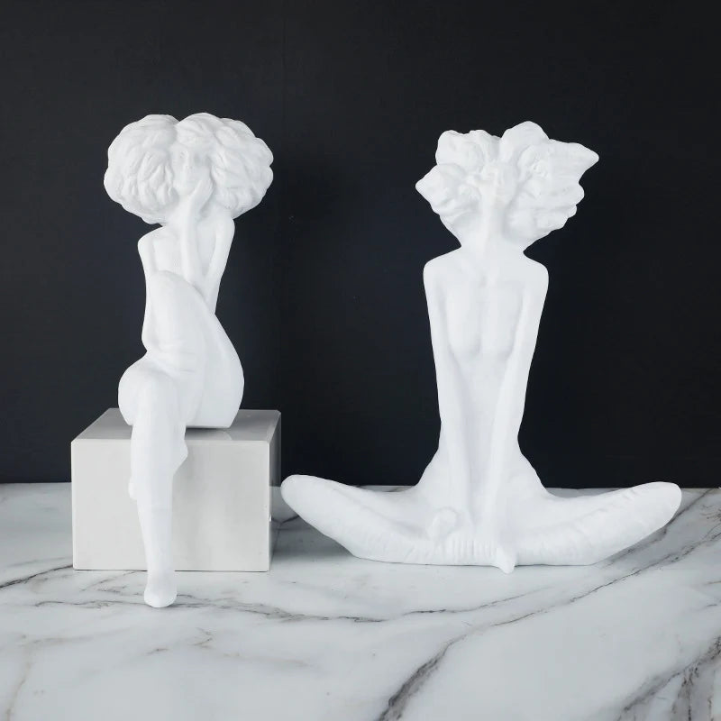 Figurative Sculpture Resin Compact