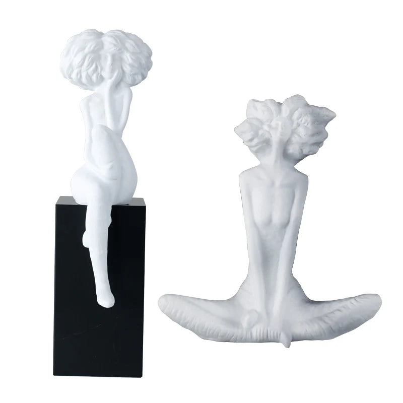 Figurative Sculpture Resin Compact