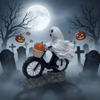 Figurine Ghost On Motorcycle Durable Compact Desk Decor