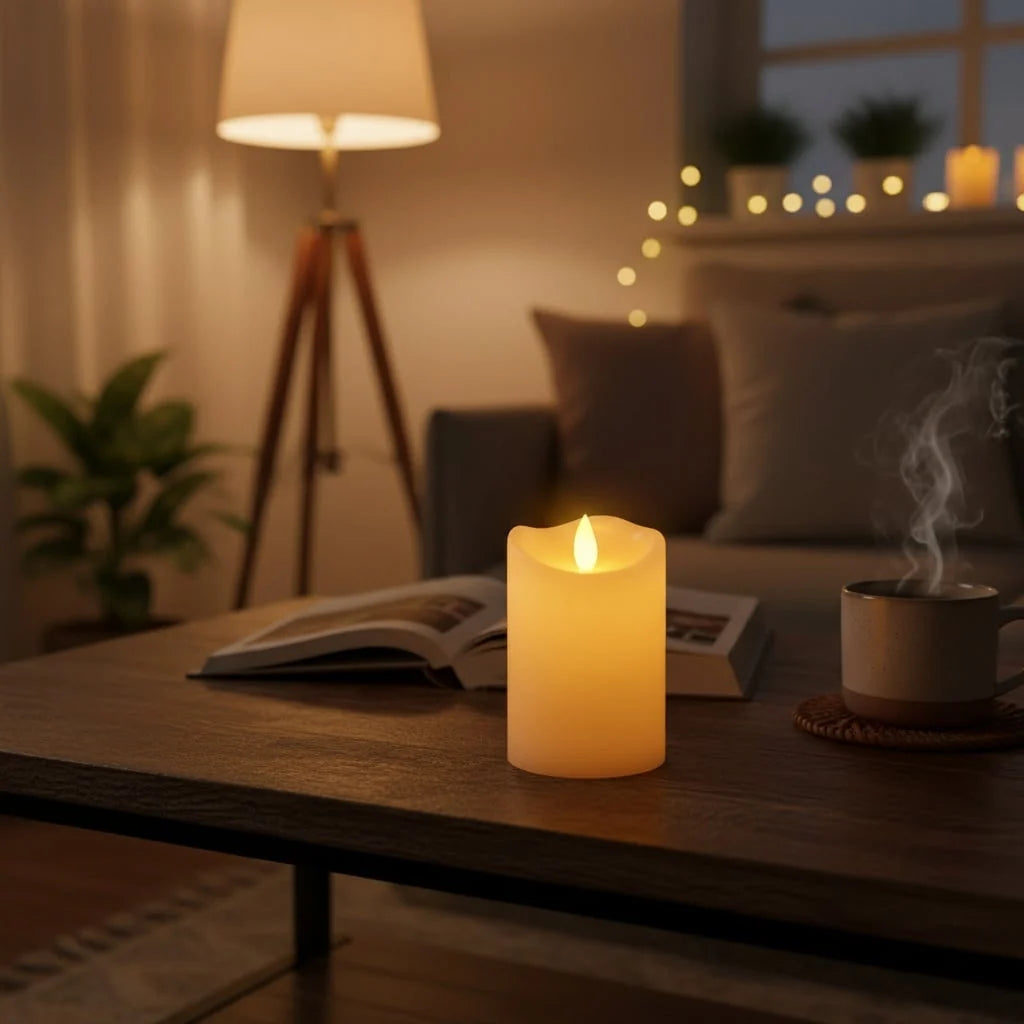 Flameless Candles Realistic Flickering LED Battery-Operated
