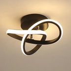 Flush Mount Ceiling Light Integrated LED Geometric Rings