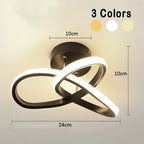 Flush Mount Ceiling Light Integrated LED Geometric Rings